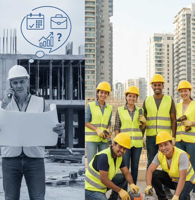 משבר מחסור בעובדים בענף הבנייה