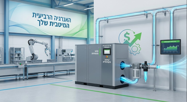 כיצד אופטימיזציה של מערכת האוויר הדחוס מזניקה את היעילות התעשייתית?